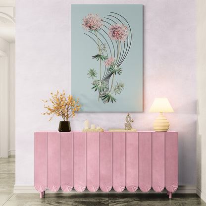 Roze Crucianella  botanische print
