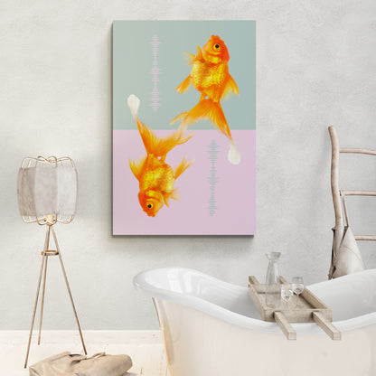 Long-tailed goldfish